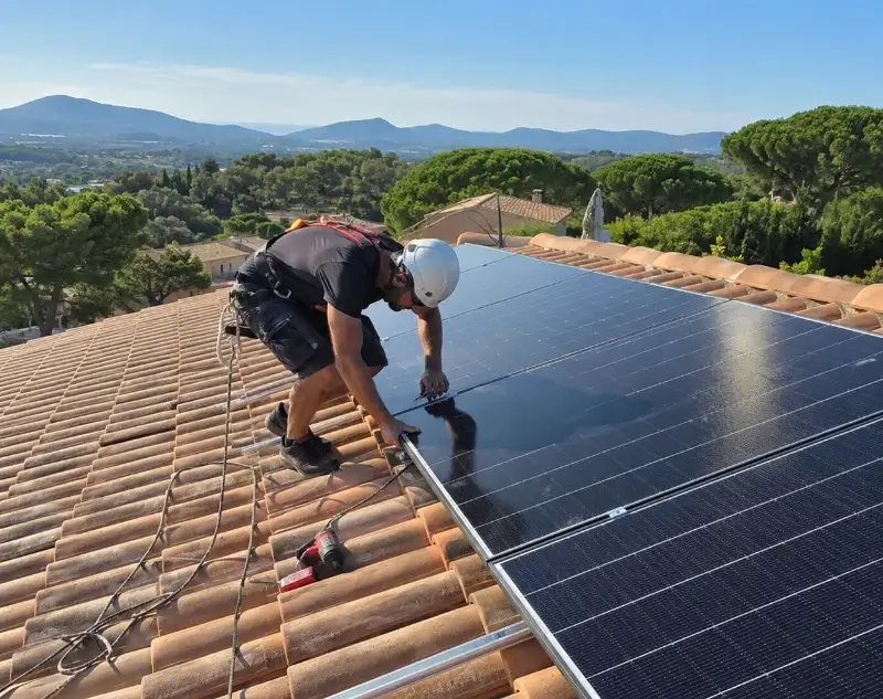 Installateur panneaux solaires Montady — pose photovoltaïque sur toiture