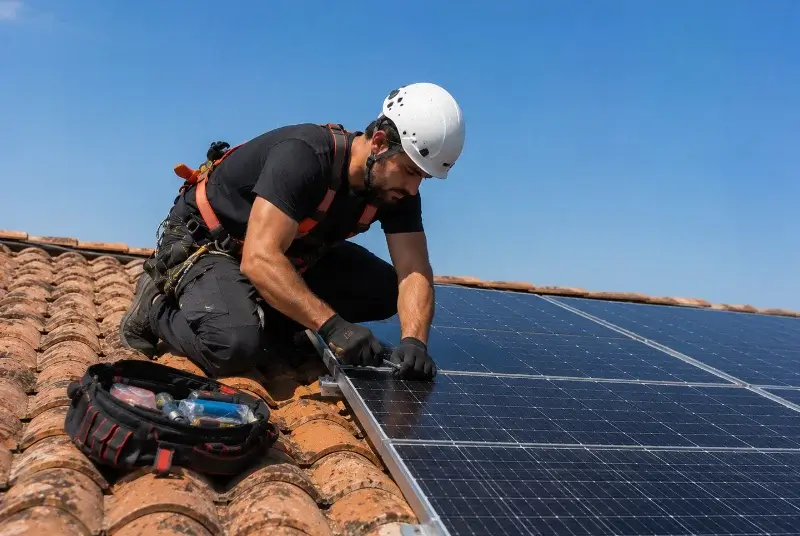 Maintenance et monitoring de panneaux solaires à Montady