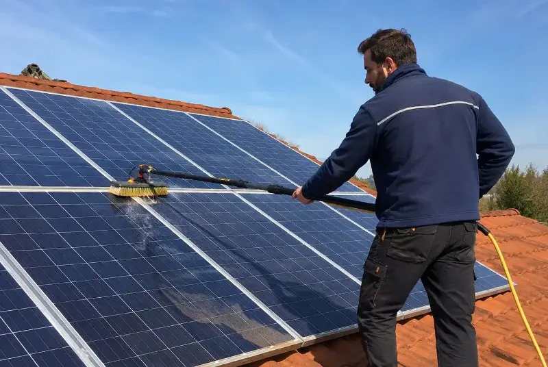 Nettoyage et entretien de panneaux solaires à Montady